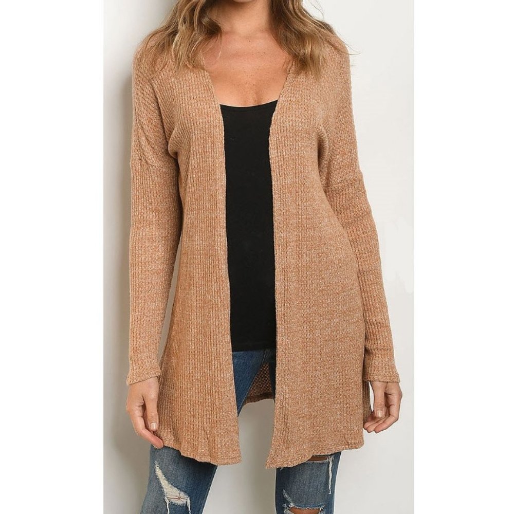 textured cardigan